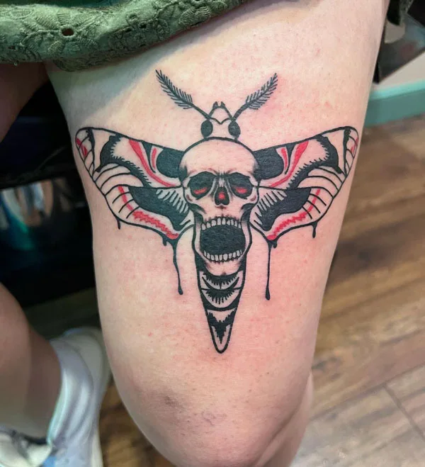 Death moth tattoo 87