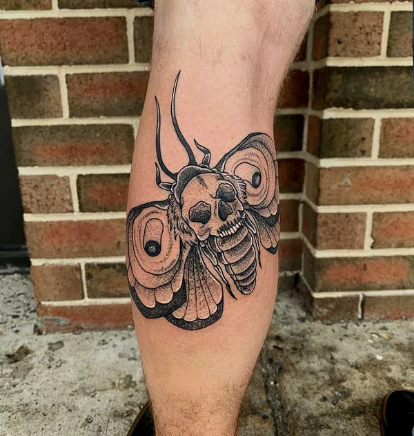 Death moth tattoo 88
