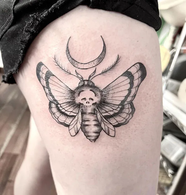 Death moth tattoo 93