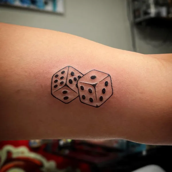 Dice tattoo 12