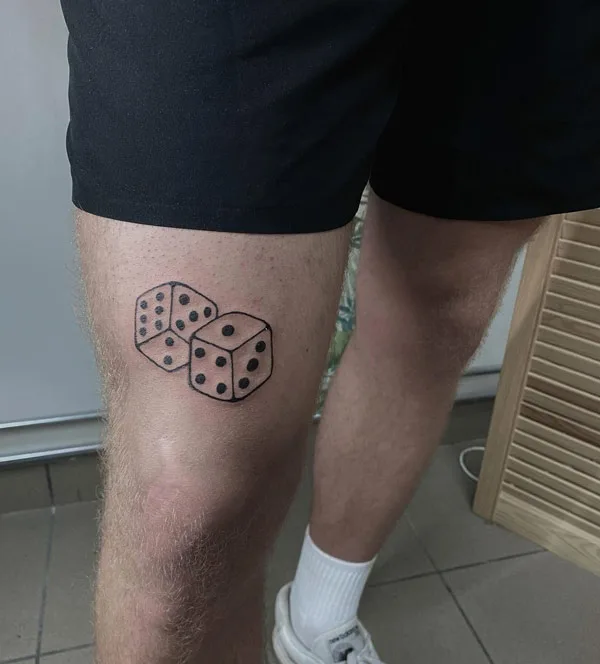 Dice tattoo 14