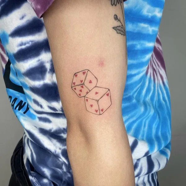 Dice tattoo 17