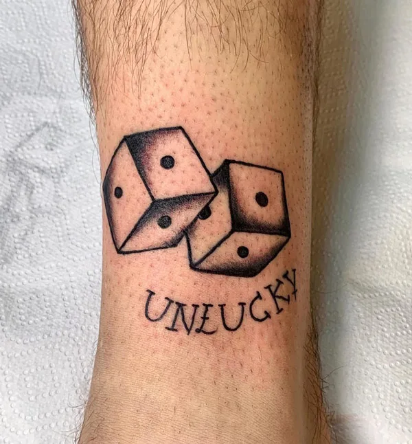 Dice tattoo 23