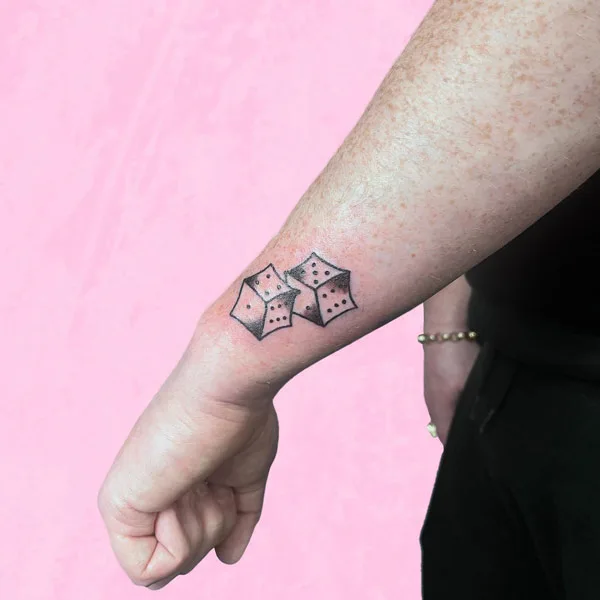 Dice tattoo 26