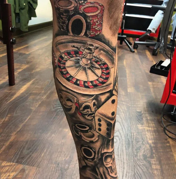 Dice tattoo 29