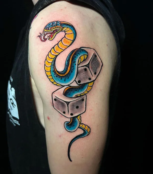 Dice tattoo 35