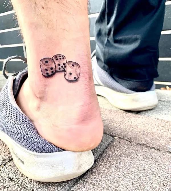 Dice tattoo 37