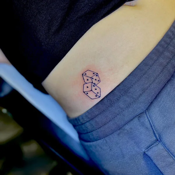 Dice tattoo 39