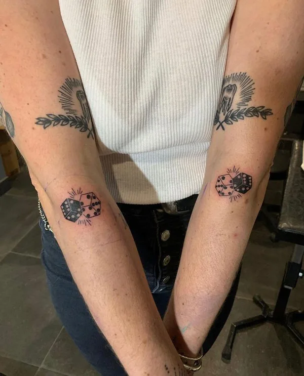 Dice tattoo 46