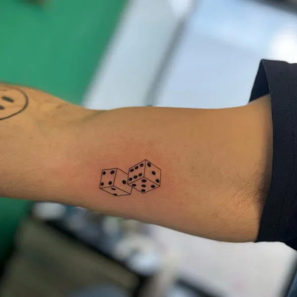 Dice tattoo 47