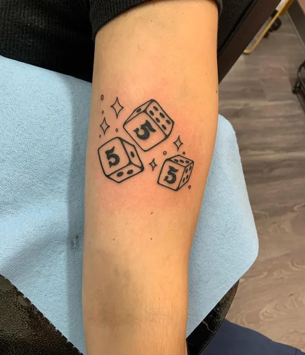 Dice tattoo 48