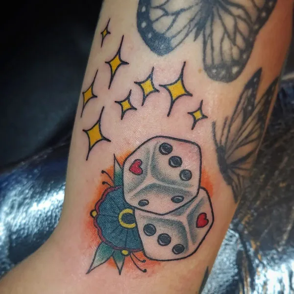 Dice tattoo 53