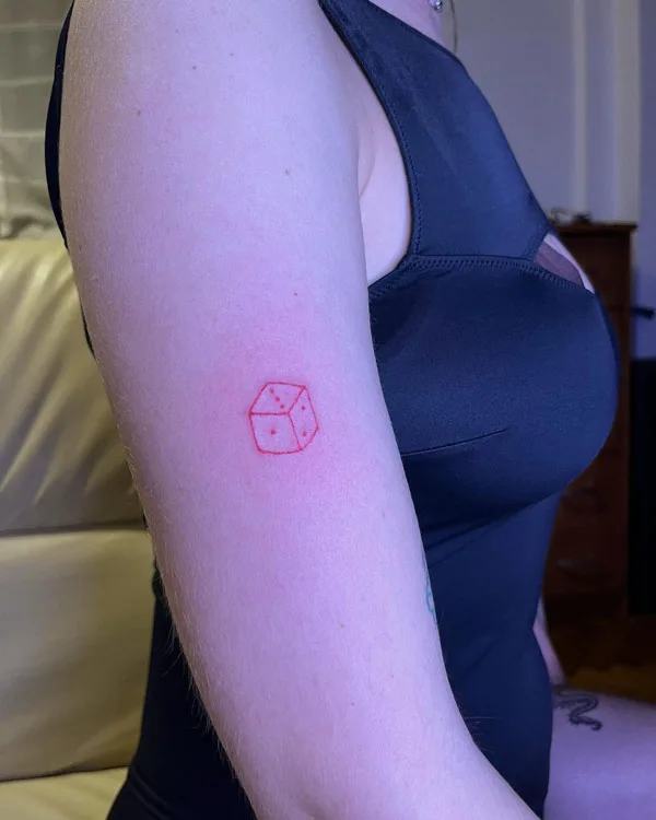 Dice tattoo 54