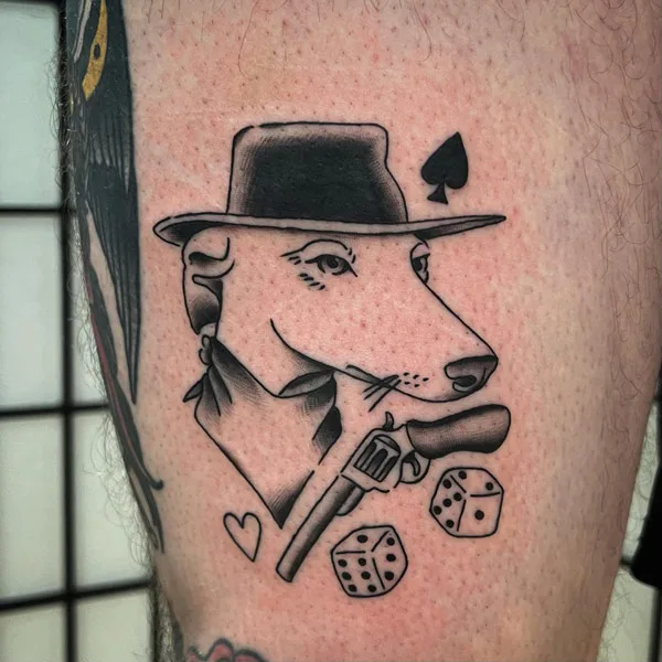 Dice tattoo 57