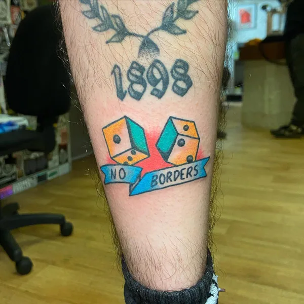 Dice tattoo 59