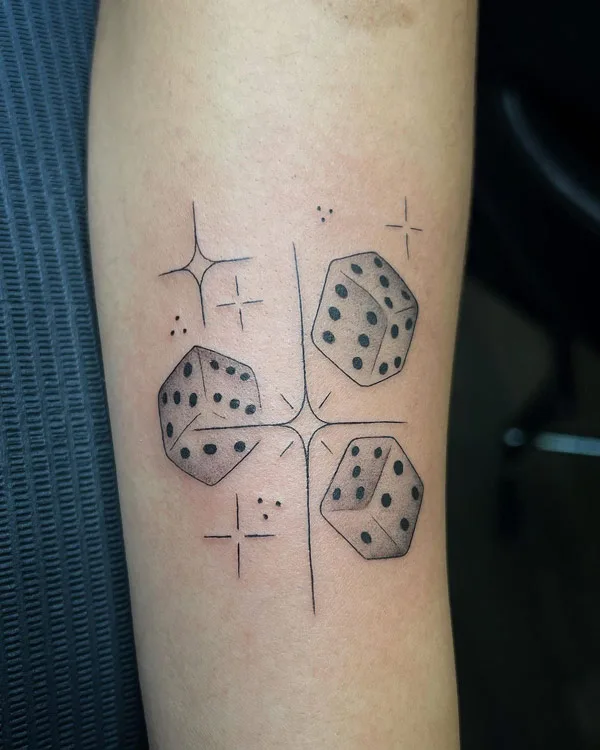 Dice tattoo 62