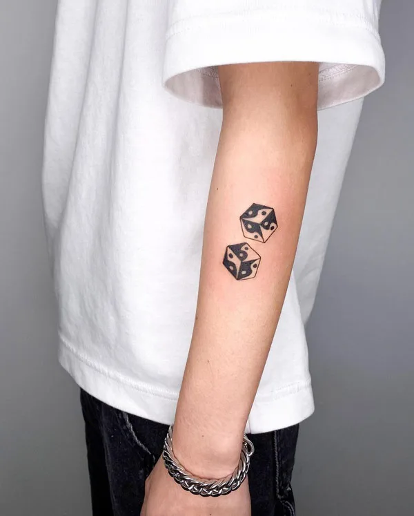Dice tattoo 63