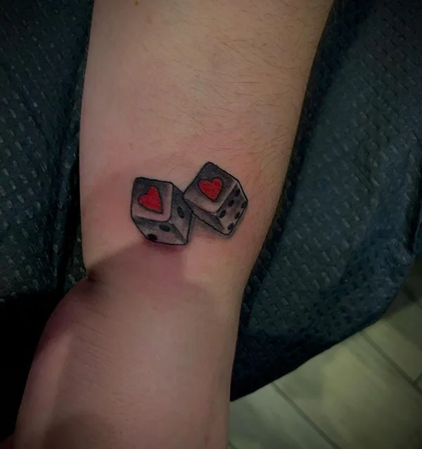 Dice tattoo 7
