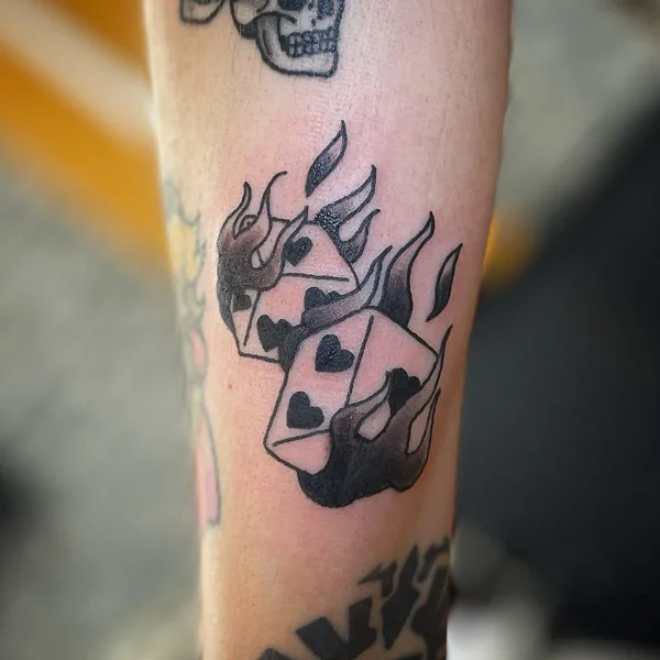 Dice tattoo 71