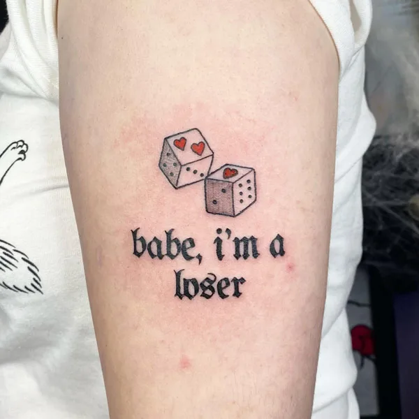Dice tattoo 74