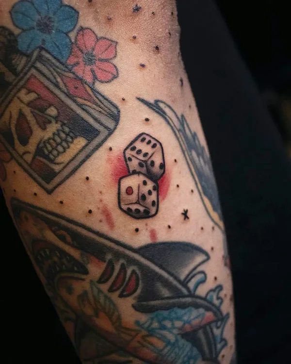 Dice tattoo 79