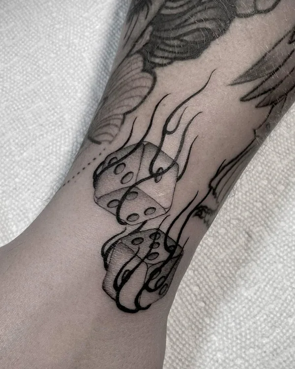 Dice tattoo 82