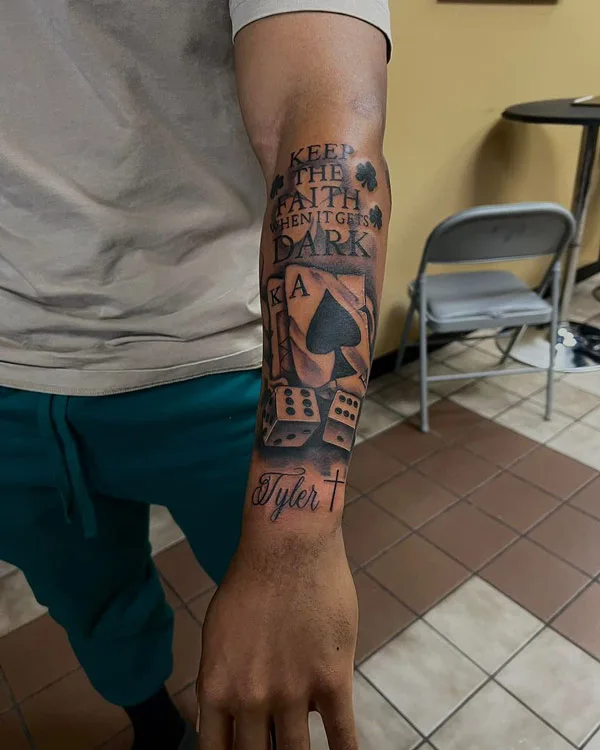 Dice tattoo 83