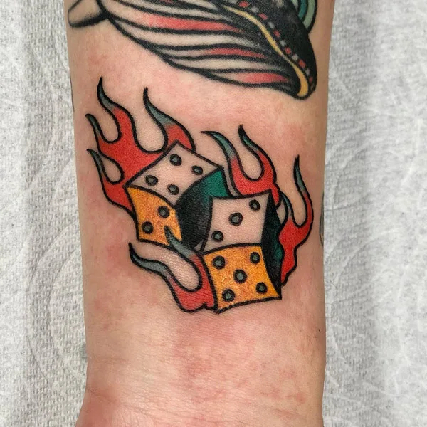 Dice tattoo 85