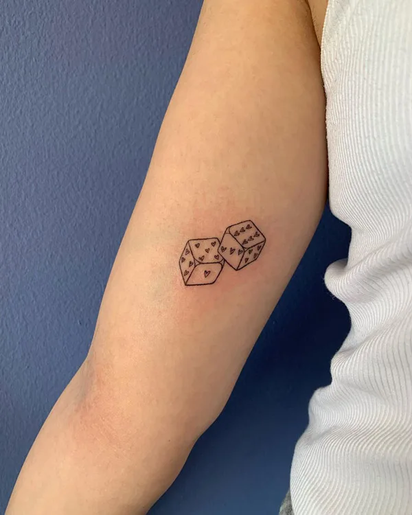 Dice tattoo 87