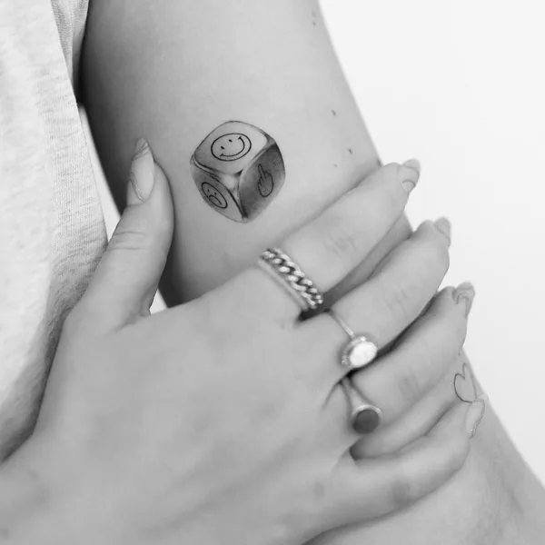 Dice tattoo 90