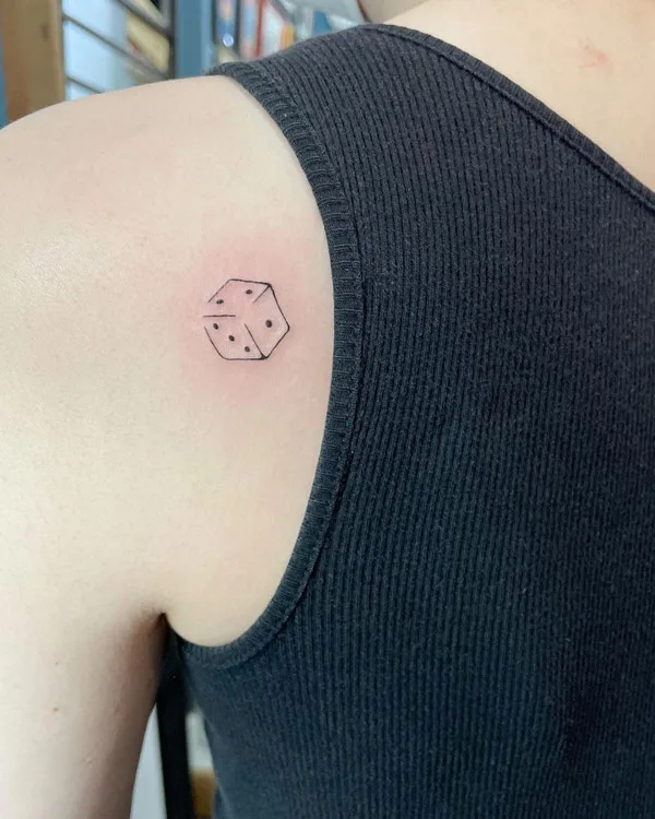 Dice tattoo 93