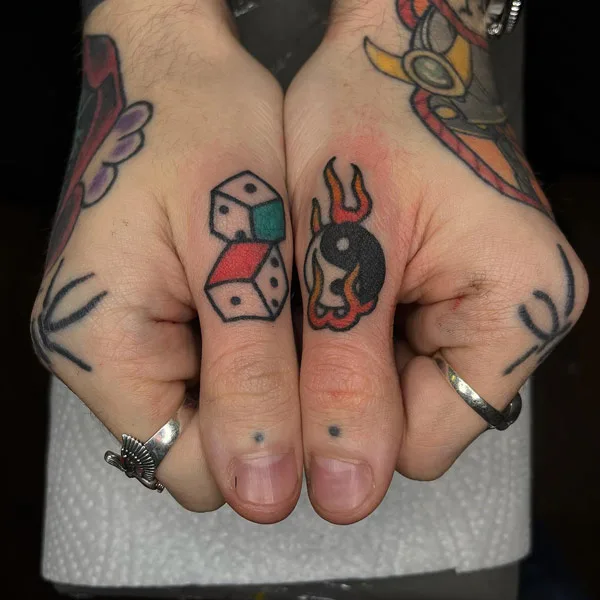 Dice tattoo 94