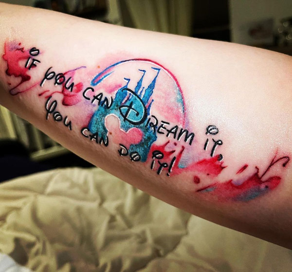 Disney quotes tattoo
