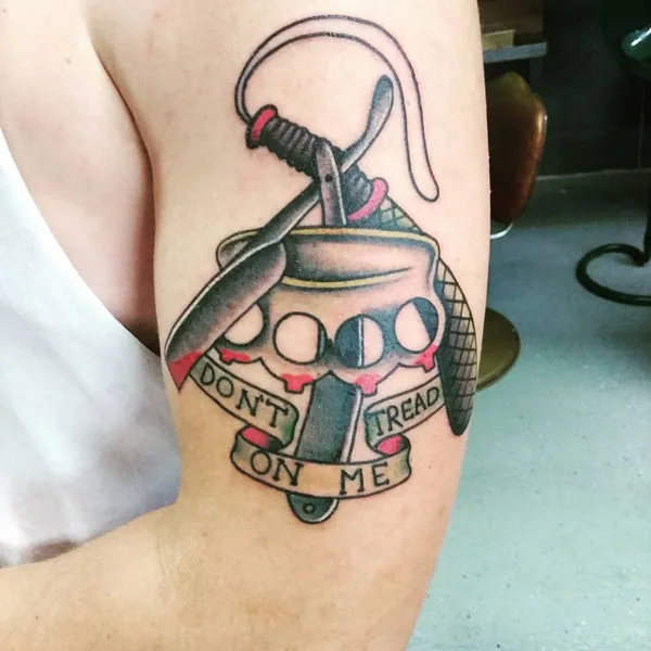 Don't tread on me sailor tattoo