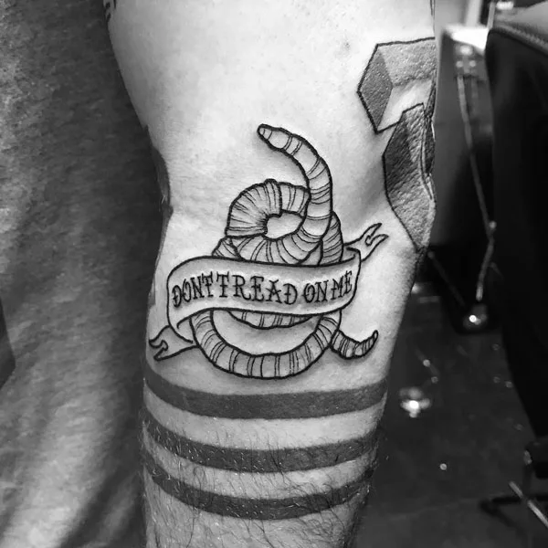 Don't tread on me tattoo 15