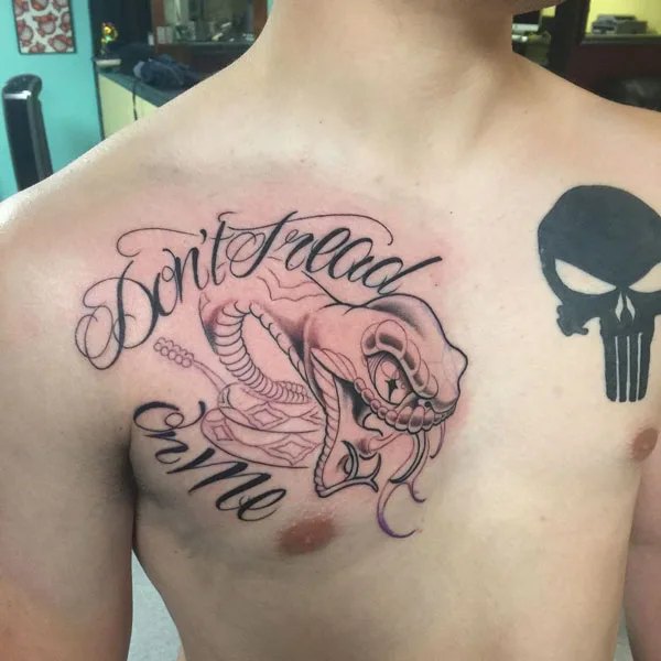 Don't tread on me tattoo 27