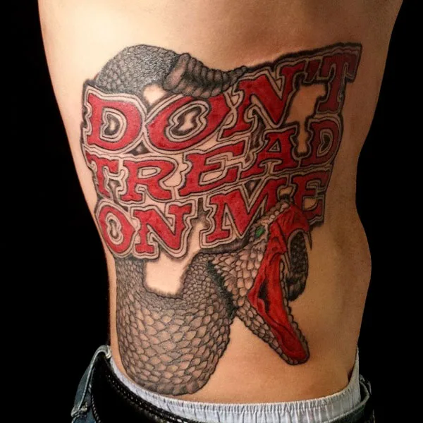Don't tread on me tattoo 3