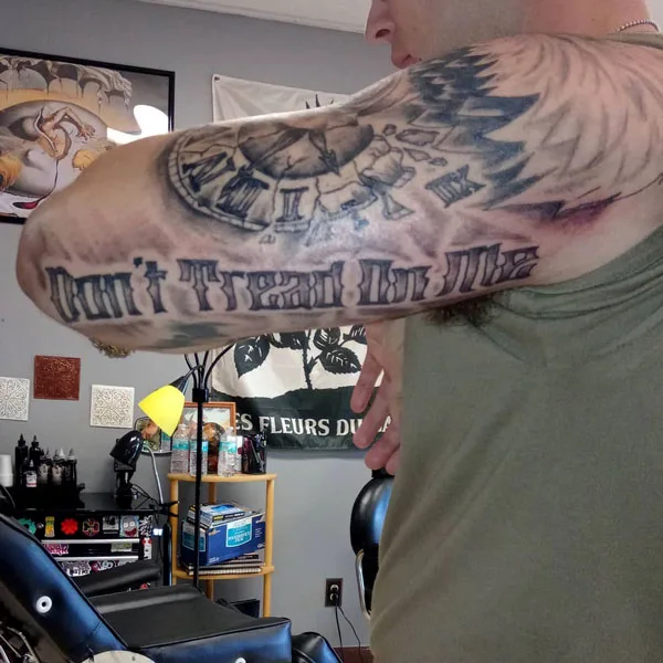 Don't tread on me tattoo 41