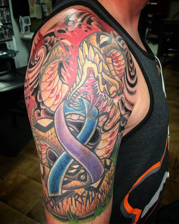 Don't tread on me tattoo 46