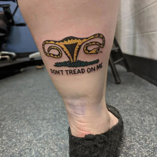 Don't tread on me tattoo 5