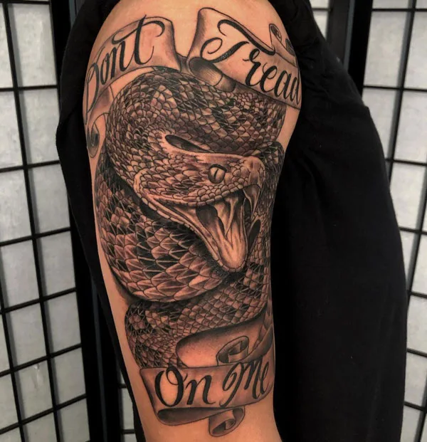 Don't tread on me tattoo 72