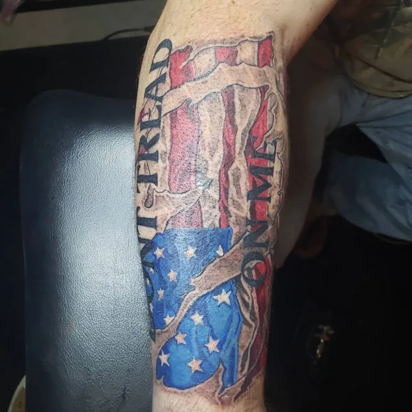 Don't tread on me tattoo 80