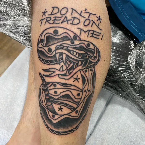 Don't tread on me tattoo 88