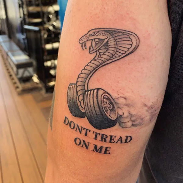 Don't tread on me tattoo 91