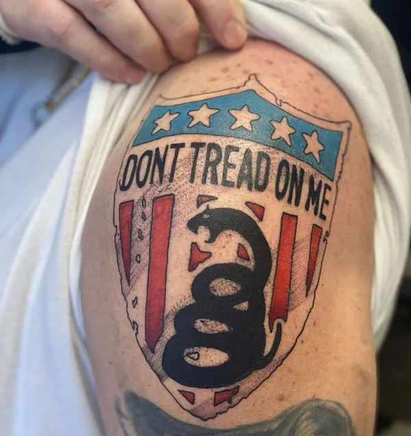 Don't tread on me tattoo 95
