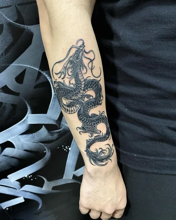Dragon Forearm Tattoo 1