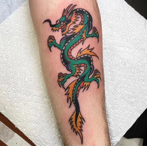 Dragon Forearm Tattoo 2