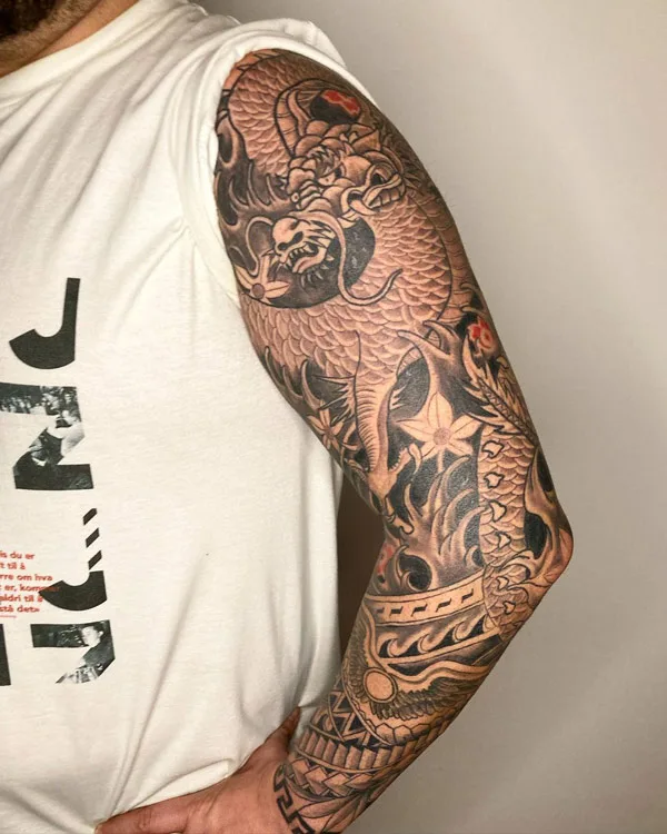Dragon Sleeve Tattoo 2