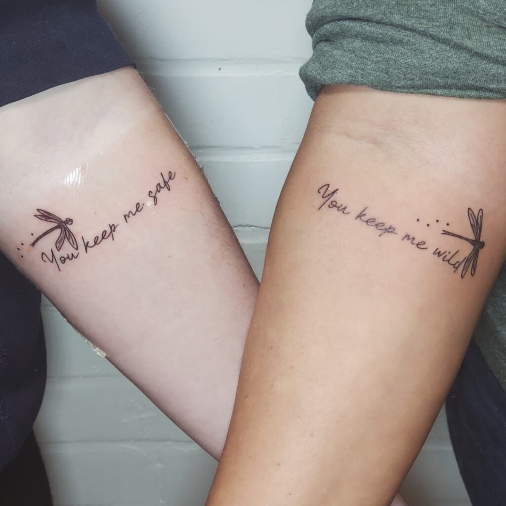 Dragonfly Mother Daughter Tattoos A Beautiful Balance of Love and Freedom