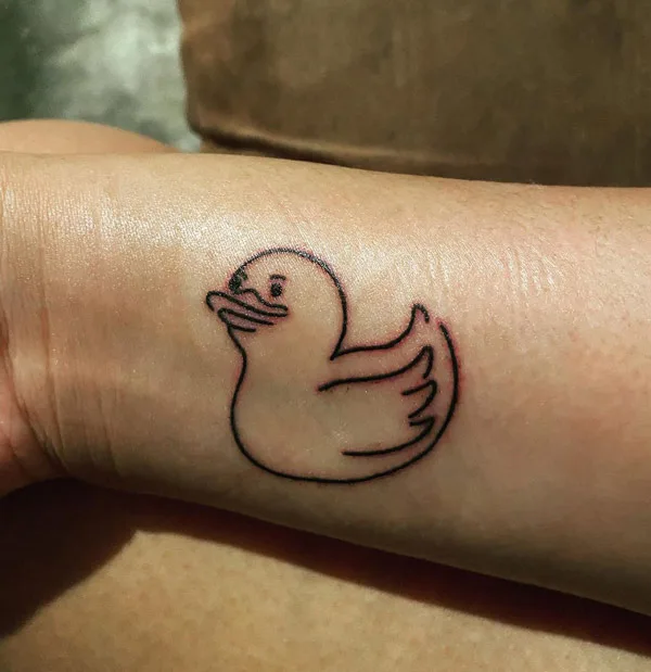 Ducky tattoo 12
